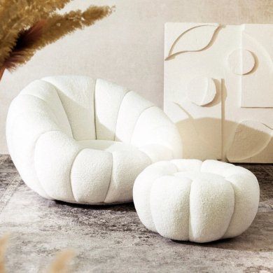 Пуф Homla DOUILL TEDDY BOUCLE Экрю - 4 Пуф Homla DOUILL TEDDY BOUCLE Экрю 226276 фото - 4