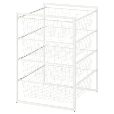 IKEA Рама с проволочными корзинами JONAXEL (ИКЕА ЙОНАКСЕЛЬ) 09297134