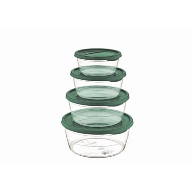 Комплект контейнерів Chomik TREND BOX KPL.4 | М'ятний HOB021021/mint