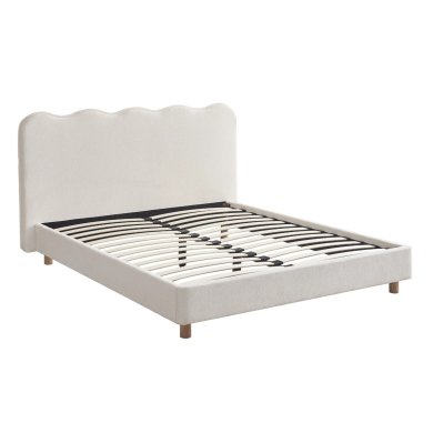 Кровать Mebel Elit IZMIR Boucle 160x200 см Кремовый ME.IZMIR/160/KR/TB/LOZ фото - 2