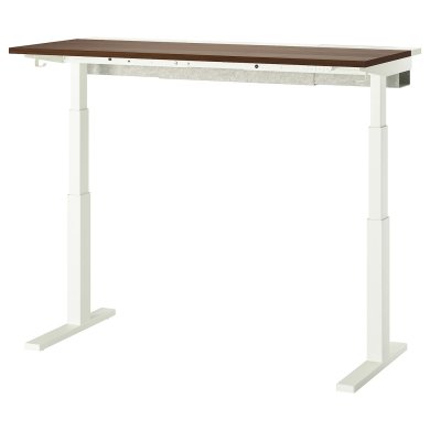 IKEA Письмовий стіл для роботи сидячи/стоячи MITTZON Горіх (ИКЕА МИЦОН) 69528339