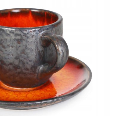 Чашка с блюдцем Homla AMBER 200 мл Принт - 2 Чашка с блюдцем Homla AMBER 200 мл Принт 218768 фото - 2