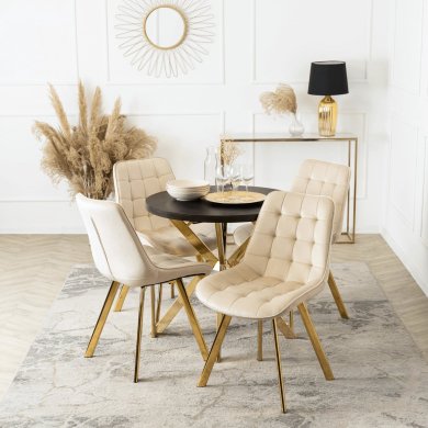 Раскладной обеденный стол Mebel Elit DORIAN Черный ME.DORIAN/CZ/ZL/S фото - 8