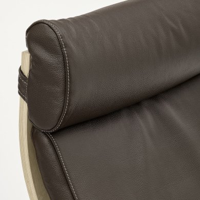 Кресло-качалка POANG Темно-коричневый - 8 IKEA Кресло-качалка POANG Темно-коричневый (ИКЕА ПОАНГ) 59429306 фото - 8