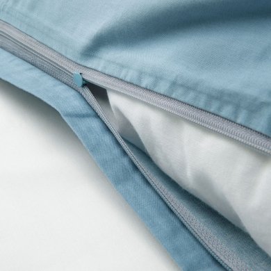 IKEA Комплект постельного белья VANKRETS 150x200 см Голубой (ИКЕА ВАНКРЕТС) 10504707 фото - 3