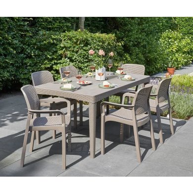 Садовий стілець Keter SAMANNA Капучино 216922 фото - 4