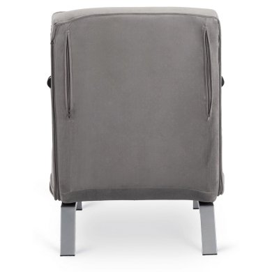 Крісло м'яке розкладне Mebel Elit BART Welur Сірий ME.BART/P/V/FW фото - 6