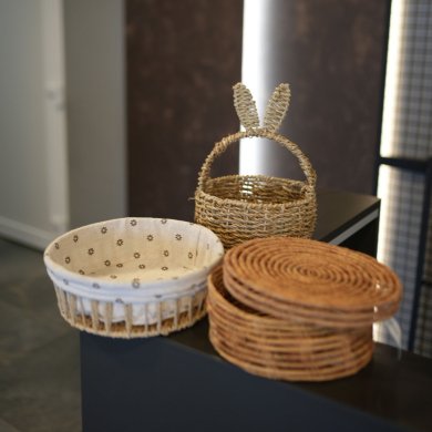 Кошик Homla JOLIEN 20x8 см Коричневий 213648 фото - 2