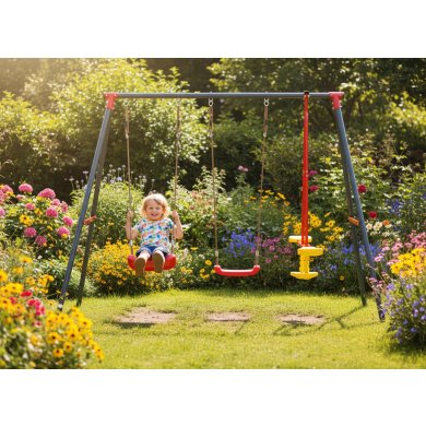 Садовые качели Garden Line 290x180x200 см Разноцветный KRE1067 фото - 6