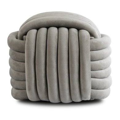 Пуф Mebel Elit MAGMA Welur Сірий ME.MAGMA/P/V/PUF фото - 3