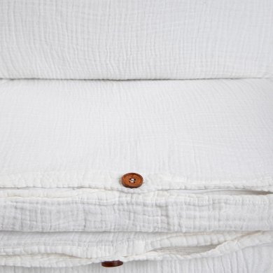 Комплект постельного белья Homla MUSSO 160x200 см Белый 245712 фото - 2
