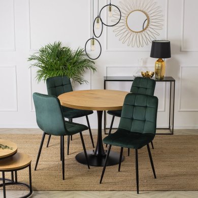 Обеденный стул Mebel Elit PERU Welur Зеленый ME.PERU/Z/V/K фото - 9