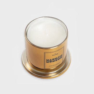 Ароматична свічка Homla MONROE CARNIVAL Jasmine Embers 260 г Золотий 235727 фото - 4