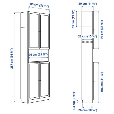 BILLY / OXBERG - 2 IKEA BILLY / OXBERG (ИКЕА БИЛЛИ/ОКСБЕРГ) 89483368 фото - 2