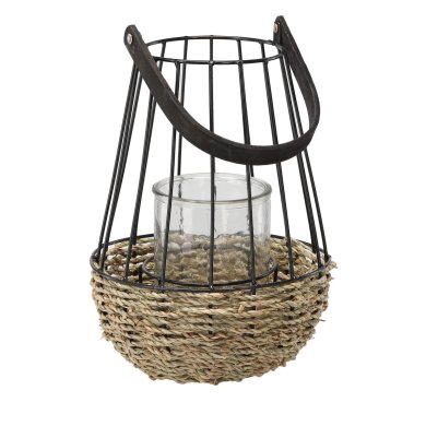 Підсвічник-ліхтар Garden Line 26х41 см Коричневий LIS6673 фото - 2