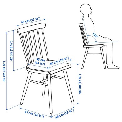 IKEA HOGVED (ИКЕА ХОГВЕД) 90606820 фото - 4