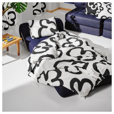 IKEA Кресло мягкое раскладное VARKUMLA Синий (ИКЕА ВАРКУМЛА) 80587704 фото - 6