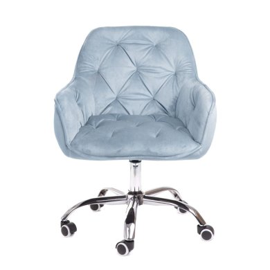 Офісне крісло Homla FLOSSI Welur Блакитний - 3 Офісне крісло Homla FLOSSI Welur Блакитний 218110 фото - 3