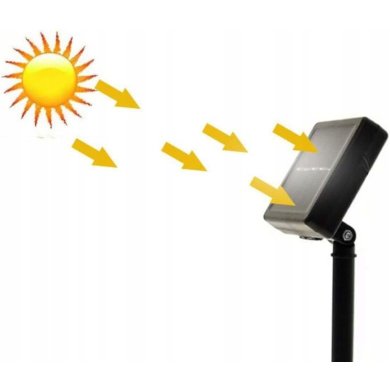 Декоративна гірлянда на сонячній батареї Garden Line 10 LED 1,8 м Холодний-білий SOL3590 фото - 7