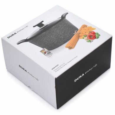 Каструля із кришкою Duka Sten Pott 4,6 л | Графіт/Сірий - 6 Каструля із кришкою Duka Sten Pott 4,6 л | Графіт/Сірий 2220050 фото - 6