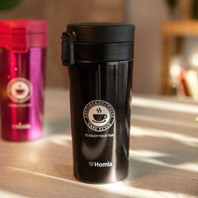 Термокружка Homla LODJA 380 мл Коричневий - 5 Термокружка Homla LODJA 380 мл Коричневий 219166 фото - 5