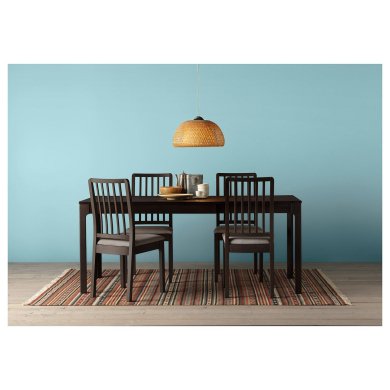 IKEA Обеденный стул EKEDALEN Серый (ИКЕА ЭКЕДАЛЕН) 80340760 фото - 8