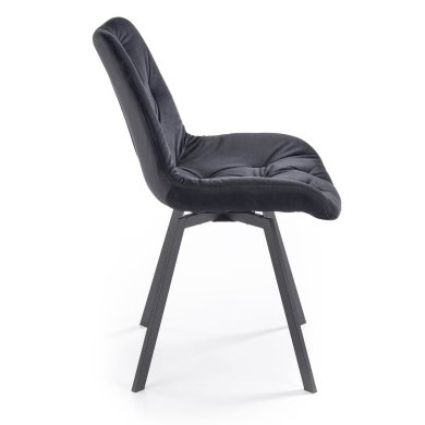 Обідній стілець поворотний Halmar K519 Чорний V-CH-K/519-KR-CZARNY фото - 3