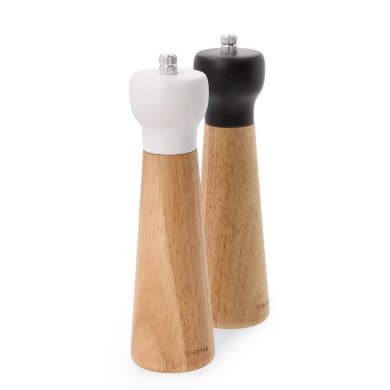 Набор мельниц для специй Homla RUBBY 21 см | Белый / Черный / Дерево - 2 Набор мельниц для специй Homla RUBBY 21 см | Белый / Черный / Дерево 164049 фото - 2