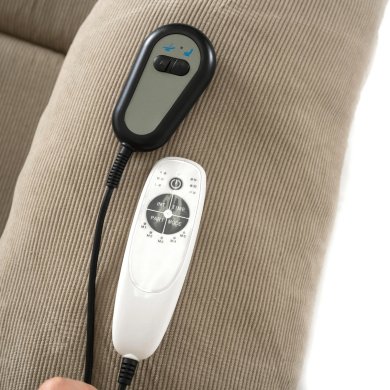 Кресло мягкое раскладное массажное с реклайнером Mebel Elit FENIX Velvet Бежевый ME.FENIX/BZ/SZTR/FW фото - 12