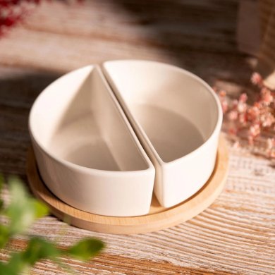 Сервировочный набор Homla FINCAN 20,5 см Белый 229333 фото - 7