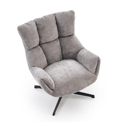 Кресло мягкое поворотное Halmar ORINOKO Пепельный - 4 Кресло мягкое поворотное Halmar ORINOKO Пепельный V-CH-ORINOKO-FOT-POPIEL фото - 4