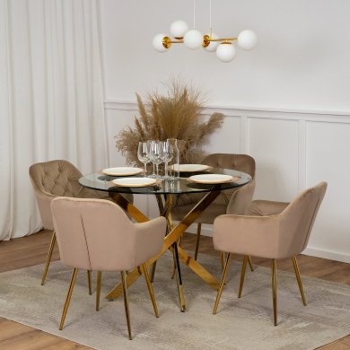 Обеденный стул Mebel Elit RAYA Бежевый - 6 Обеденный стул Mebel Elit RAYA Бежевый ME.RAYA/BZ/ZL/V/K фото - 6