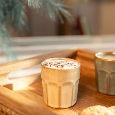 Кружка Homla CARLA 90 мл Бежевый 219341 фото - 3