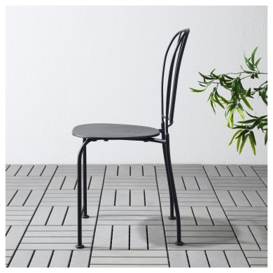 Садовий стілець LACKO Сірий - 10 IKEA Садовий стілець LACKO Сірий (ИКЕА LACKO) 60151840 фото - 10