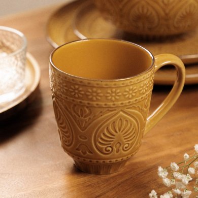 Кружка Homla INDIE 400 мл | Горчичный 210474 фото - 5