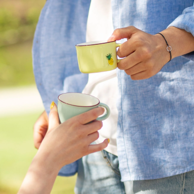 Кружка Homla NORDLIA 160 мл | М’ятний / Принт 161396 фото - 7