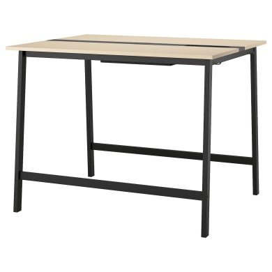 IKEA Письмовий стіл для роботи сидячи/стоячи MITTZON Береза (ИКЕА МИЦОН) 89533448