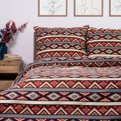 Комплект постільної білизни Homla COTTAGE 200х220 см Принт 221787 фото - 5