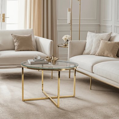 Журнальний стіл Mebel Elit FLIP Золотий ME.FLIP/TR/ZL/L фото - 7