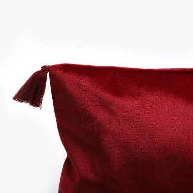 Декоративна наволочка Homla LIRA 45x45 см Бордовий - 3 Декоративна наволочка Homla LIRA 45x45 см Бордовий 210102 фото - 3
