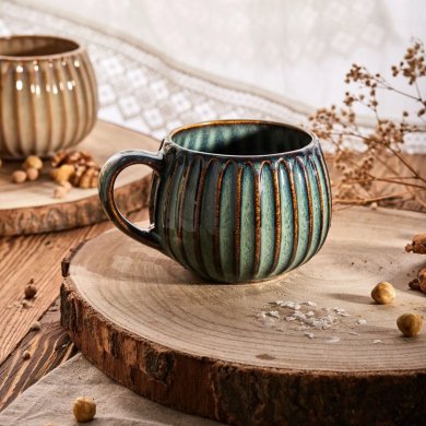 Кружка Homla ALMOS 380 мл Синій 231350 фото - 4