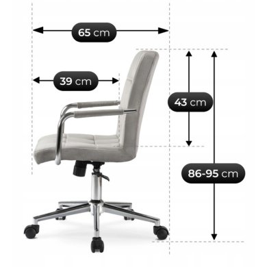 Дитяче крісло Mebel Elit ASTRO Welur Сірий ME.ASTRO/P/CH/V/FO фото - 9