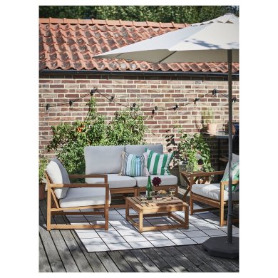 IKEA Садовое кресло NAMMARO Бежевый (ИКЕА НАММАРО) 79578362 фото - 3