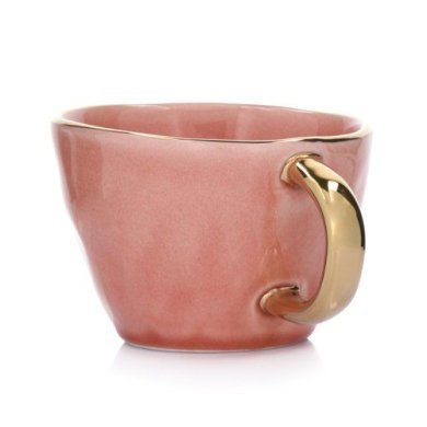 Чашка Duka Siren 300 мл Лососевий/Золотий 1218025 фото - 2
