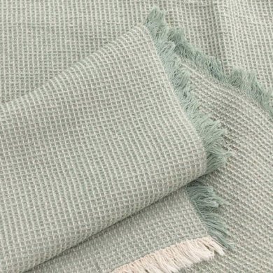 Покривало Homla WAFFEL 180х220 см Зелений 213759 фото - 3