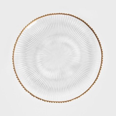 Десертная тарелка Homla LYNN 21 см Прозрачный 237104