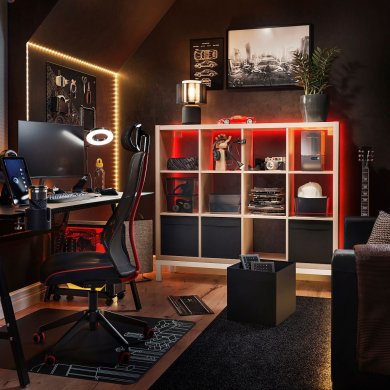 Стелаж KALLAX Дуб - 9 IKEA Стелаж KALLAX Дуб (ИКЕА КАЛЛАКС) 19442710 фото - 9