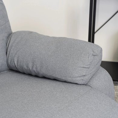 Кресло мягкое раскладное массажное с реклайнером Mebel Elit INTER 2 Серый - 13 Кресло мягкое раскладное массажное с реклайнером Mebel Elit INTER 2 Серый ME.INTER2/P/T/FW фото - 13