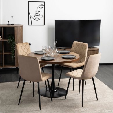 Обеденный стул Mebel Elit FORIS Бежевый ME.FORIS/BZ/V/K фото - 6