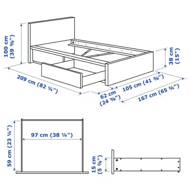 IKEA MALM (ИКЕА МАЛЬМ) 59157305 фото - 28
